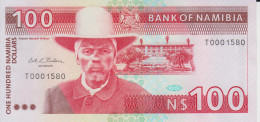 NAMIBIA 100 Dollars ND (1993) P 3 UNC Low Serial 0001580 - Namibie