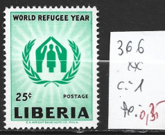 LIBERIA 366 ** Côte 1 € - Réfugiés