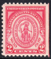 !a! USA Sc# 0682 MNH SINGLE (right Side Cut / A2) - Massachusetts Bay Colony - Ungebraucht