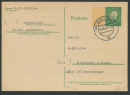 10.151) MiNr.: P 43 I- Darmstadt - Cartes Postales - Oblitérées