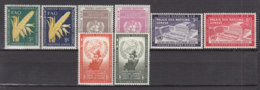UNO NEW YORK Jahrgang 1954, Postfrisch **, 27-34 Komplett - Unused Stamps