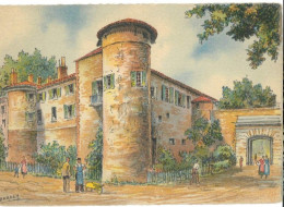 CPSM -  Illustrée Signée Barre-Dayez (Barday) - Bayonne Le Château Vieux - Barday