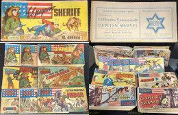EL PEQUEÑO SHERIFF EL CUERVO 81 Ejemplares 1/8-10-12/14-16/55-60/73-83/86-88/90-93/99-103 HISPANO AMERICANA - BD Anciens