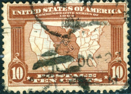 STATI UNITI. UNITES STATES, MAPPA LOUISIANA, 1904, FRANCOBOLLI USATI Mi:US 158, Scott:US 327, Yt:US 163 - Gebraucht