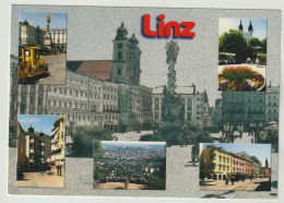 MBK Linz Hauptplatz Pöstlingberg Alststadt Taubenmarkt. 2 Scans, Postalisch Gelaufen - Linz