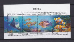 MALDIVES 2018 TIMBRE N°6522/25 NEUF** POISSONS - Maldives (1965-...)