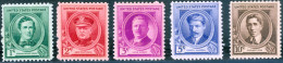 STATI UNITI. UNITES STATES, AMERICANI FAMOSI, 1940, FRANCOBOLLI NUOVI (MNH**) Scott:US 879-883 - Ongebruikt