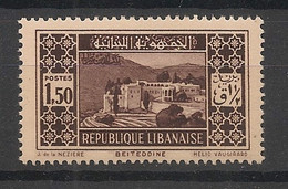 GRAND LIBAN - 1930 - N°YT. 135 - Beiteddine 1pi50 - Neuf Luxe ** / MNH / Postfrisch - Neufs