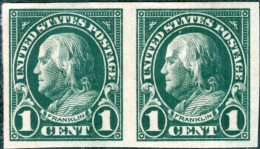 STATI UNITI. UNITES STATES, BENJAMIN FRANKLIN, 1923, FRANCOBOLLI NUOVI (MLH*) Mi:US 260B, Scott:US 575, Yt:US 228a - Unused Stamps