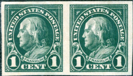 STATI UNITI. UNITES STATES, BENJAMIN FRANKLIN, 1923, FRANCOBOLLI NUOVI (MLH*) Mi:US 260B, Scott:US 575, Yt:US 228a - Nuovi