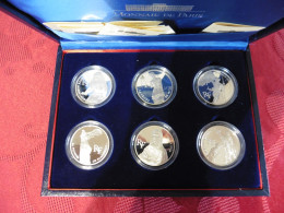 Monnaies > France > Collection:Coffret  6  Pièces Argent 900/1000 Millièmes Bicentenaire Du Louvre 1993 - Collezioni