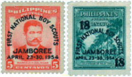 210079 MNH FILIPINAS 1954 1 JAMBOREE NACIONAL - Filippine