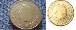 10 CENT D'EURO  NEUF 1999 BELGIQUE ALBERT II FAUTÉ - Bélgica