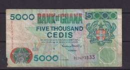 GHANA - 2000 5000 Cedis Circulated Banknote - Ghana