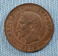 France • 2 Centimes 1854 BB • [24-059] - 2 Centimes