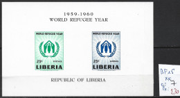 LIBERIA BF 15 ** Côte 7 € - Refugiados