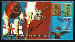 GB 2001 CRICKET SIGNED FREDDIE TRUEMAN HEADINGLY LEEDS ASHES TOUR - 2001-10 Ediciones Decimales