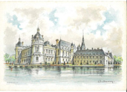 CPSM -  Illustrée Signée Barre-Dayez (Barday) - Chantilly Le Château - Barday