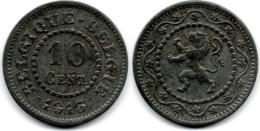 MA 30860 / Belgique - Belgien - Belgium 10 Centimes 1915 TTB+ - 10 Centimes