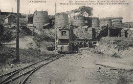 Le Chatellier St Clair * Les Mines De Fer De Halouze , Les Fours , Départ D'un Train De Minerai * Mine - Autres & Non Classés