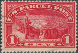 STATI UNITI D’AMERICA, UNITES STATES, PACCHI POSTALI, 1913, FRANCOBOLLI USATI Mi:US PK1, Scott:US Q1, Yt:US CP1 - Used Stamps