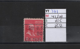 PRIX FIXE Obl 371 YT413A MIC 806 SCOT 802 GIB  A J. Adams 1938 Etats Unis 58A/02 - Used Stamps