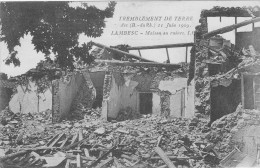 LAMBESC Tremblement De Terre Maison En Ruines - Lambesc