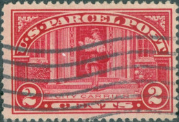 STATI UNITI D’AMERICA, UNITES STATES, PACCHI POSTALI, 1913, FRANCOBOLLI USATI Scott:US Q2, Yt:US CP2 - Used Stamps
