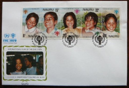 International Year Of The Child    Nauru     FDC    Mi   198-202     Yv   198-202        1979 - Nauru