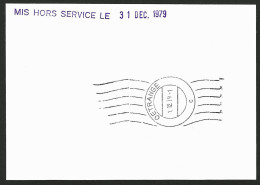 Cachet Oetrange 1979 - Entiers Postaux