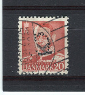 DANEMARK - Y&T N° 317° - Perfin - Perforé - Frédéric IX - Usado