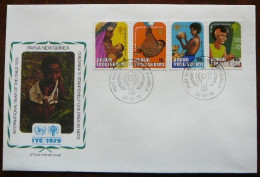 International Year Of The Child    Papoea       FDC    Mi  377-80    Yv  376-79     1979 - Other & Unclassified