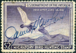 STATI UNITI D’AMERICA, UNITES STATES, TASSE, FAUNA, UCCELLI; BIRDS, 1950, USATI Scott:US RW17 (10,50) - Oblitérés