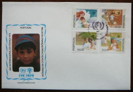 International Year Of The Child    Portugal     FDC    Mi  1443-46    Yv   1423-26     1979 - Andere & Zonder Classificatie