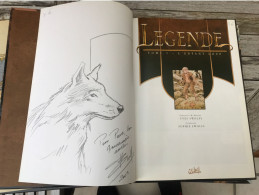 Légende 1 L'enfant Loup EO DEDICACE BE Soleil 05/2003 Swolfs (BI3) - Autographs