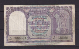 INDIA - 1962-67 10 Rupees Circulated Banknote - Inde