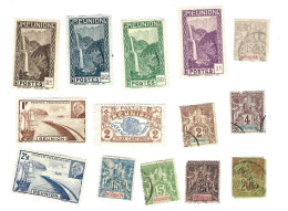 Lot De Timbres  -  Ile De La Reunion - Other & Unclassified