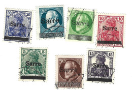 Lot De Timbres  -  Sarre - Andere & Zonder Classificatie