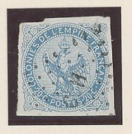 COCHINCHINE -N°4 - COLONIES GÉNÉRALES - 20c BLEU   -Obl -LOSANGE C C H - Usados