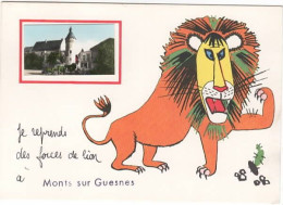 MONTS SUR GUESNES  Je Reprends Des Forces De Lion - Monts Sur Guesnes