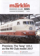 Catalogue MÄRKLIN 2016 6 Insider Club News - Englische Ausgabe - Engels