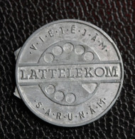 Jeton De Téléphone Zinc Lettonie "Lattelekom" Phone Token - Monetary /of Necessity