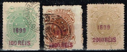 Brésil - 1899 - Y&T N° 106, 110, 111, Oblitérés. Valeur Catalogue Y&T 2005 : 16,50 € - Usados