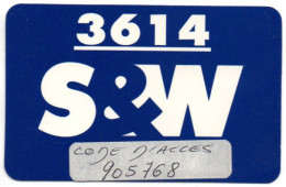 3614 S&w  Carte Connections 3614 France Card Karte (D 994) - Andere & Zonder Classificatie