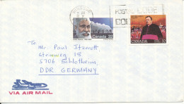 Canada Cover Sent Air Mail To Germany 16-10-1983 Topic Stamps - Brieven En Documenten