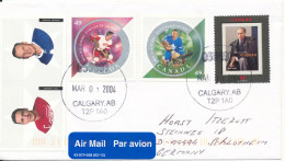 Canada Cover Sent Air Mail To Germany 1-3-2004 Topic Stamps - Brieven En Documenten