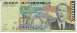 BILLETE DE MEXICO DE 10000 PESOS AÑO 1985 DE CARDENAS   (BANKNOTE) - Mexico