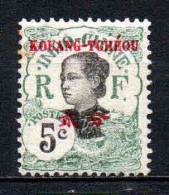 Kouang Tcheou  - 1908 - Tb Indochine Surch     -  N° 21 - Neufs * - MLH - Neufs