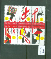NEDERLAND 2010 NVPH 2770-2775 * STOP AIDS NOW  * BLOC * BLOCK * POSTFRIS GESTEMPELD - Used Stamps