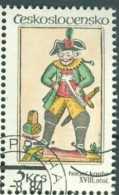 TCHECOSLOVAQUIE - Cartes à Jouer Anciennes : Valet De Trèfle (XVIIIe Siècle) - Used Stamps